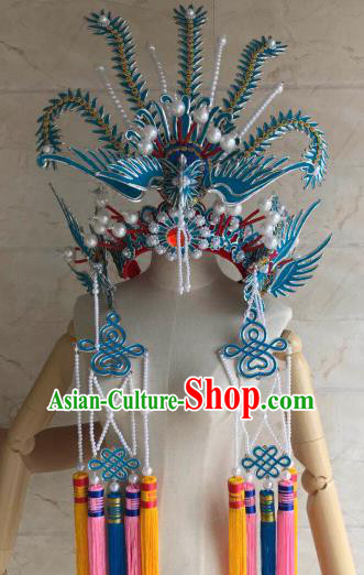 Traditional Chinese Beijing Opera Diva Phoenix Coronet Ancient Bride Princess Hair Accessories for Women