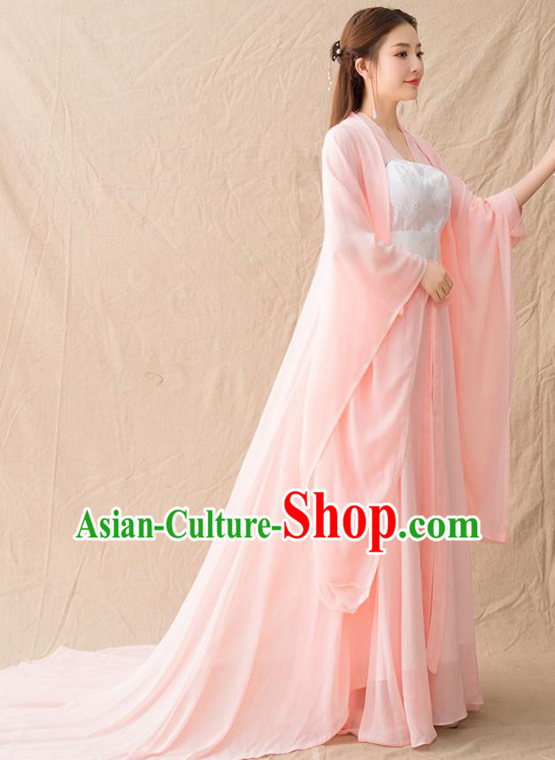 Traditional Chinese Northern and Southern Dynasties Princess Hanfu Dress Ancient Drama Goddess Replica Costumes for Women