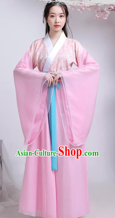 Traditional Chinese Han Dynasty Court Lady Hanfu Dress Ancient Drama Replica Costumes for Women