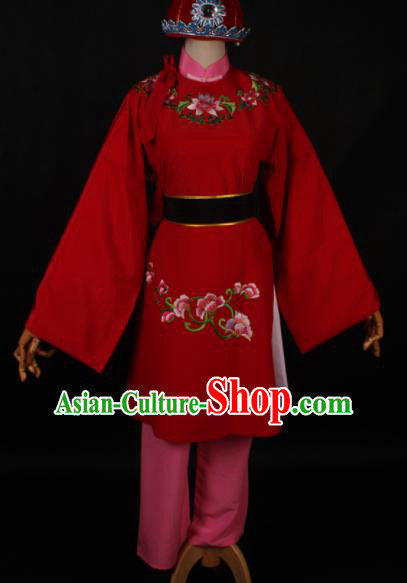 Traditional Chinese Shaoxing Opera Clown Costume Ancient Buffoon Embroidered Clothing for Men