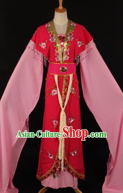 Chinese Traditional Shaoxing Opera Countess Rosy Dress Ancient Peking Opera Actress Costume for Women