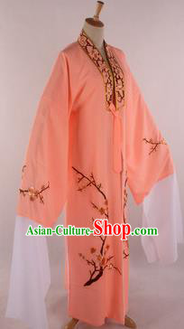 Traditional Chinese Shaoxing Opera Niche Orange Robe Ancient Childe Scholar Costume for Men