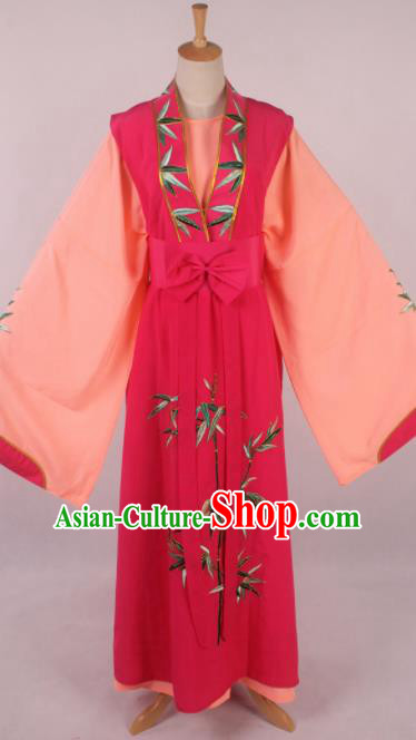 Traditional Chinese Shaoxing Opera Niche Li Menglong Embroidered Rosy Robe Ancient Nobility Childe Costume for Men