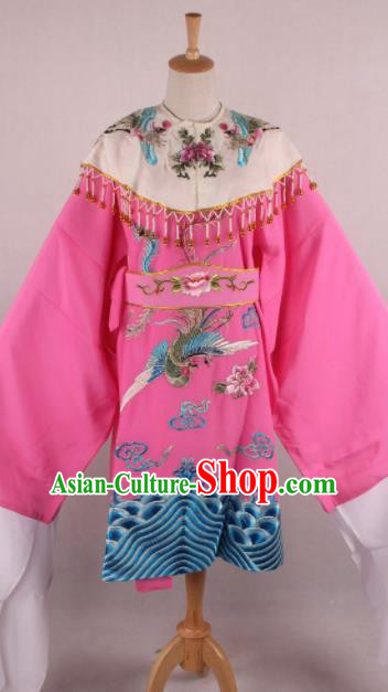 Chinese Beijing Opera Imperial Consort Pink Dress Ancient Traditional Peking Opera Actress Costume for Women