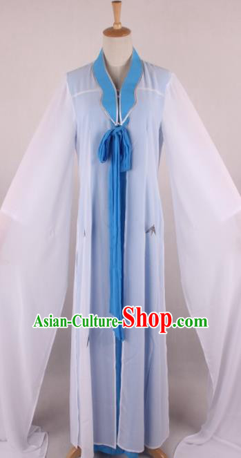 Traditional Chinese Shaoxing Opera Gifted Scholar Clothing Ancient Childe Costume and Hat for Men