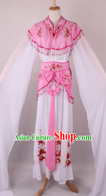 Professional Chinese Beijing Opera Court Lady Pink Dress Ancient Traditional Peking Opera Costume for Women