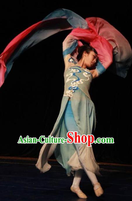 Traditional Chinese Classical Dance Que Qiao Xian Costume Ballet Stage Show Beautiful Dance Dress for Women