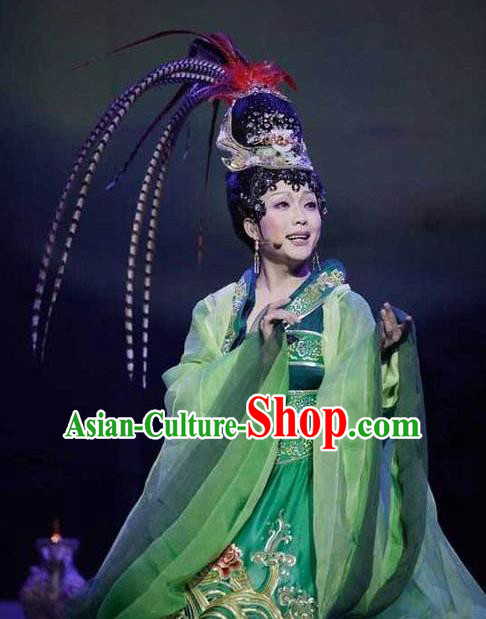 Chinese Beautiful Dance Beijing Opera Wang Zhaojun Costume Traditional Classical Dance Competition Dress for Women