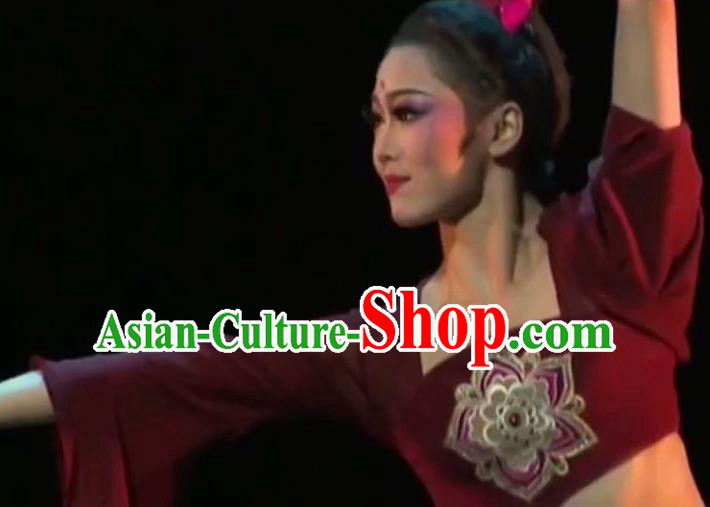 Beautiful Chinese Dance Yun Xiang Ni Shang Dance Costume Traditional Classical Dance Dress for Women