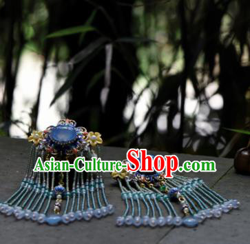 Chinese Ancient Princess Hair Accessories Tassel Hair Claw Traditional Hanfu Hairpins for Women