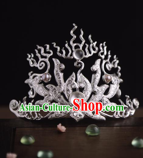 Chinese Ancient Princess Hair Crown Hairpins Traditional Hanfu Hair Accessories for Women
