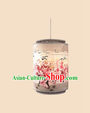 Chinese Traditional Spring Festival Painting Plum Blossom Hanging Lantern Handmade Palace Lanterns
