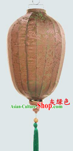 Chinese Traditional New Year Brown Hanging Lantern Wedding Handmade Palace Lanterns