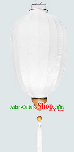 Chinese Traditional New Year White Hanging Lantern Wedding Handmade Palace Lanterns