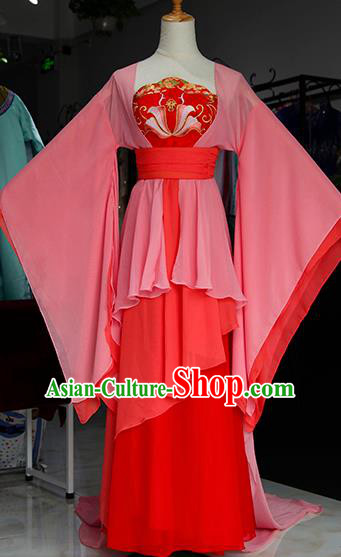 Chinese Ancient Drama Court Maid Costumes Traditional Tang Dynasty Imperial Consort Dress for Women