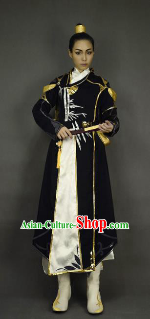 Chinese Ancient Cosplay Knight Young Hero Clothing Traditional Hanfu Swordsman Costume for Men