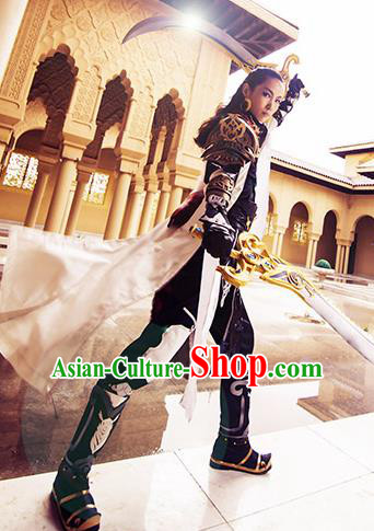 Chinese Ancient Cosplay Young Knight Clothing Traditional Hanfu Swordsman Costume for Men