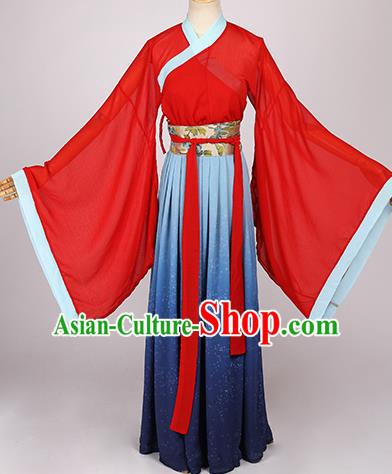 Chinese Traditional Jin Dynasty Court Princess Replica Costumes Ancient Palace Hanfu Dress for Women