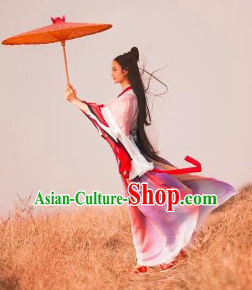 Chinese Traditional Han Dynasty Princess Replica Costumes Ancient Drama Martial Arts Female Swordsman Hanfu Dress for Women