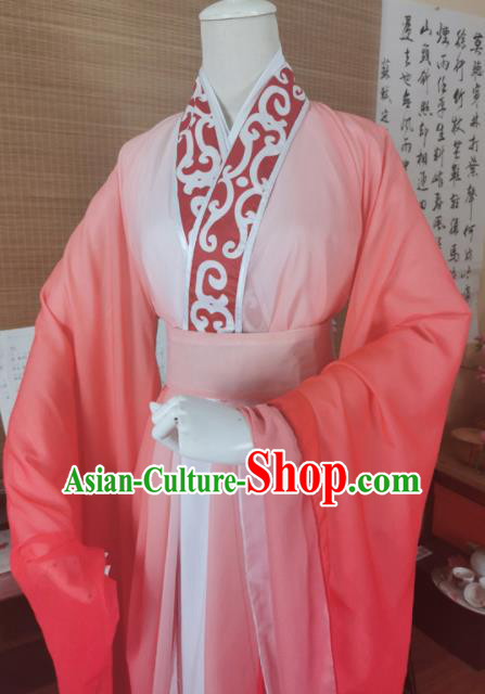 Chinese Ancient Cosplay Swordsman Orange Clothing Custom Traditional Royal Prince Costume fro Men