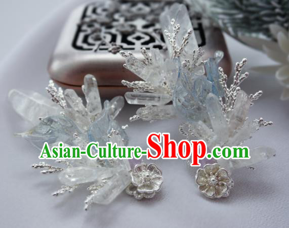 Chinese Ancient Princess Hair Claws Hairpins Traditional Handmade Hanfu Hair Accessories for Women