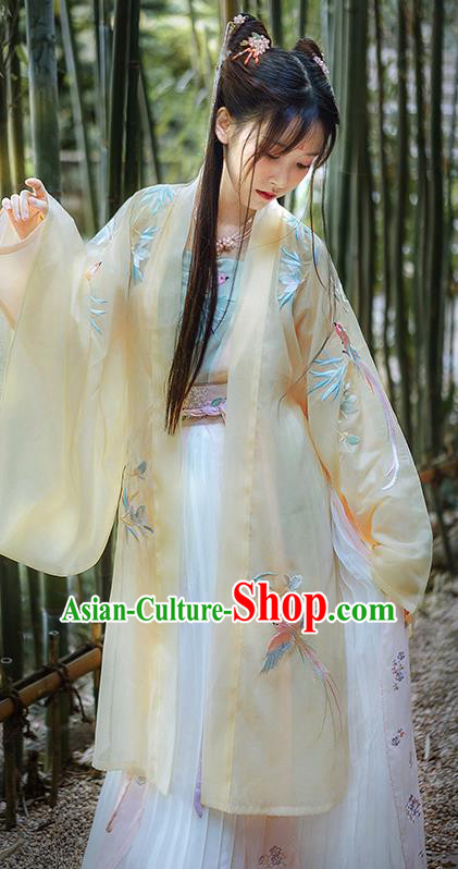 Traditional Chinese Song Dynasty Princess Hanfu Dress Ancient Court Lady Replica Costumes for Women