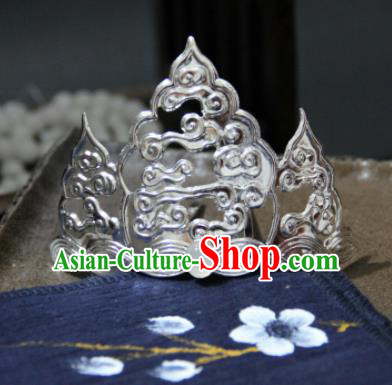 Chinese Ancient Princess Cloud Hair Crown Hairpins Traditional Handmade Hanfu Hair Accessories for Women