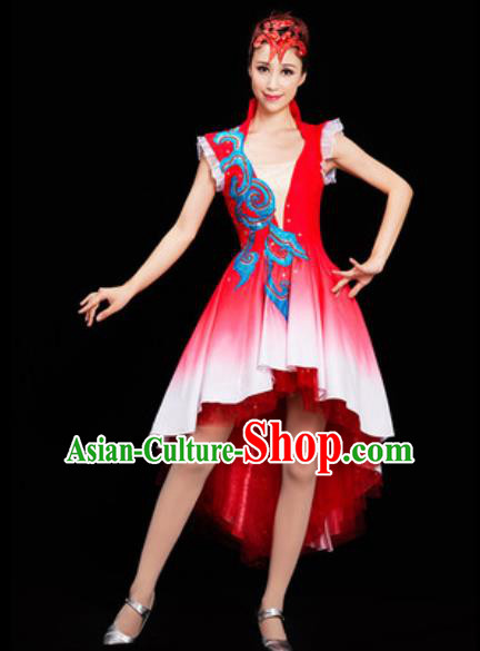 Chinese National Folk Dance Dress Traditional Classical Dance Costume for Women