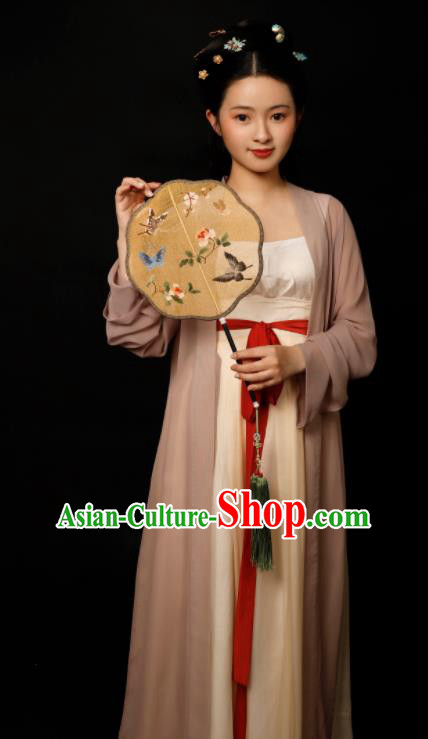 Traditional Chinese Song Dynasty Geisha Hanfu Dress Ancient Drama Aristocratic Lady Replica Costumes for Women