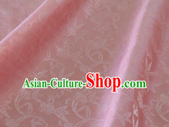 Asian Chinese Priest Frock Pink Silk Fabric Traditional Pattern Design Fabric Chinese Silk Fabric Material