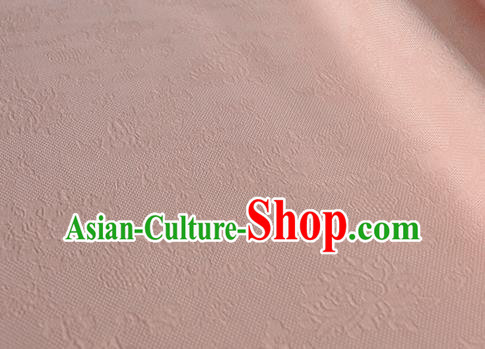 Asian Chinese Traditional Pattern Design Pink Silk Imitation China Qipao Silk Fabric Material