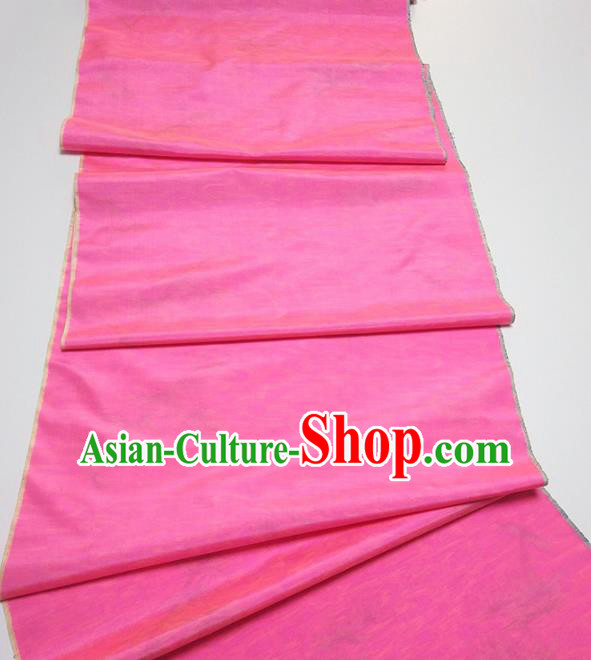 Chinese Traditional Royal Pattern Design Pink Silk Fabric Asian China Hanfu Silk Material