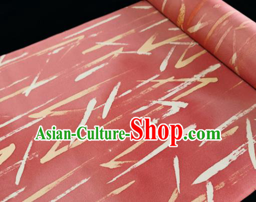 Chinese Traditional Classical Pattern Design Red Silk Fabric Asian China Cheongsam Silk Material