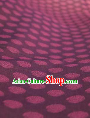 Chinese Traditional Pattern Design Amaranth Silk Fabric Asian China Hanfu Mulberry Silk Material