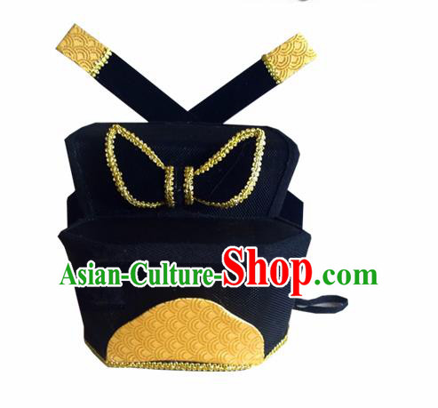 Chinese Traditional Song Dynasty Crown Prince Hat Ancient Scholar Headwear for Men