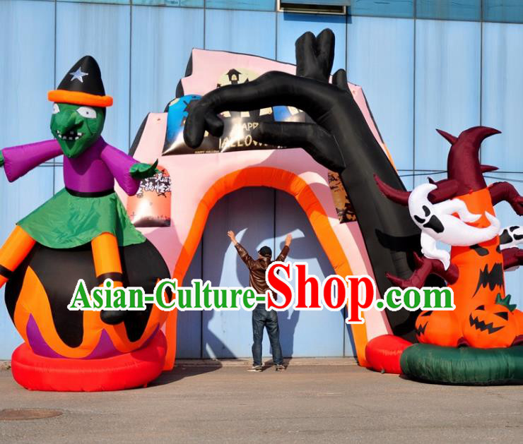 Large Halloween Inflatable Models Haunted House Inflatable Arches