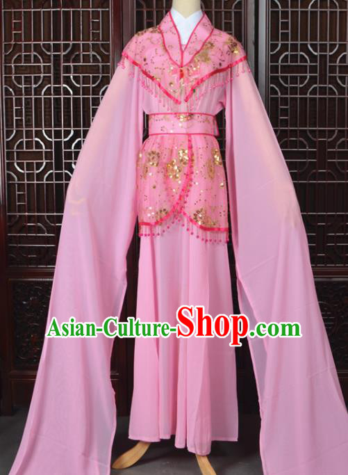 Chinese Traditional Beijing Opera Hua Dan Pink Dress Peking Opera Diva Costumes for Women