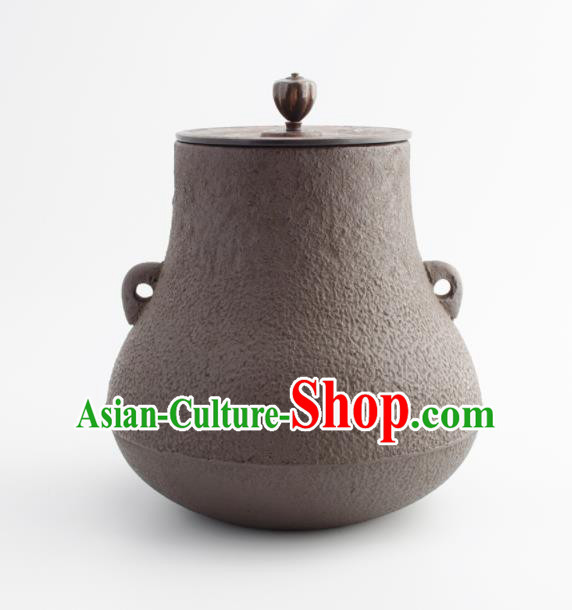 Chinese Handmade Iron Kettle Traditional Tea Pot Craft Decoration