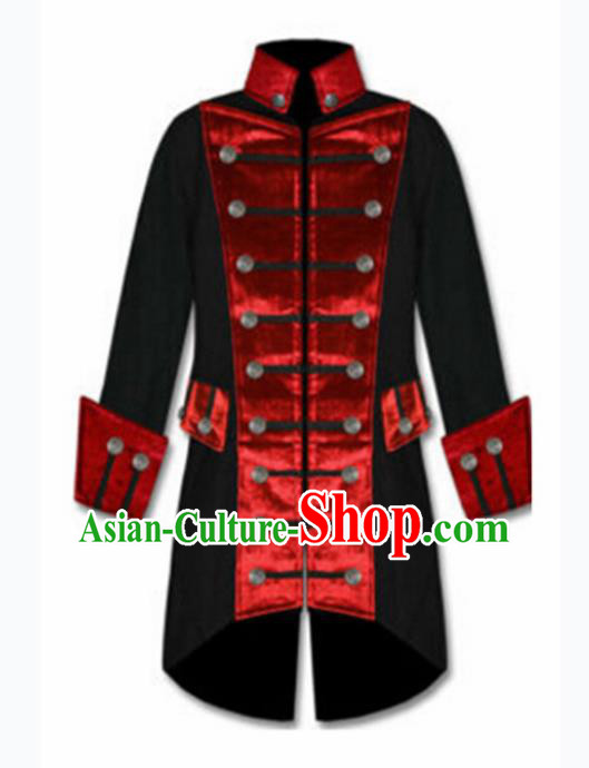 European Medieval Drama Traditional Patrician Costume Europe Prince Coat for Men