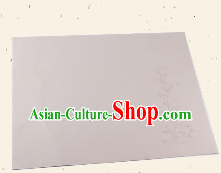 Traditional Chinese Classical Bamboo Stone Pattern Paper Handmade Calligraphy Xuan Paper Craft