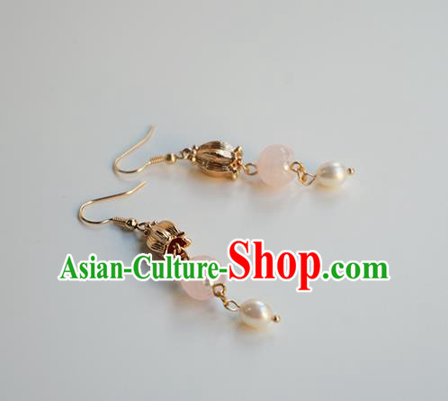 Handmade Chinese Classical Ear Accessories Ancient Hanfu Convallaria Earrings