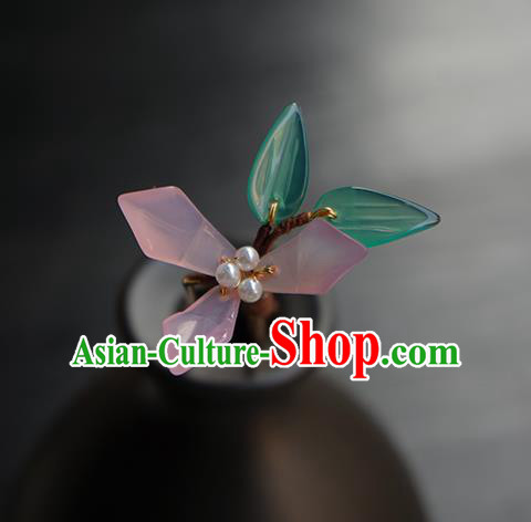 Chinese Classical Cheongsam Flowers Hair Clip Hair Accessories Handmade Ancient Hanfu Hairpin for Women