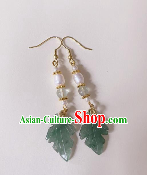 Handmade Chinese Classical Cheongsam Ear Accessories Eardrop Ancient Hanfu Beads Earrings