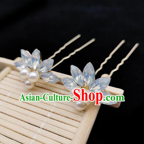 Chinese Song Dynasty Palace Lady Lotus Hair Stick Handmade Hair Accessories Hanfu Ancient Princess Hairpins