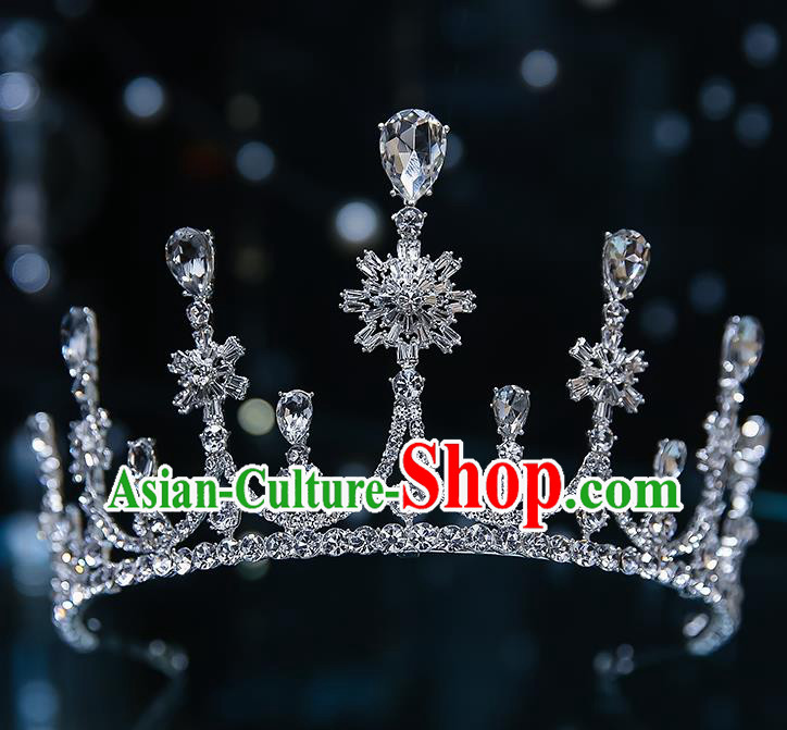 Handmade Baroque Hair Accessories Classical European Princess Accessories Wedding Bride Zircon Royal Crown