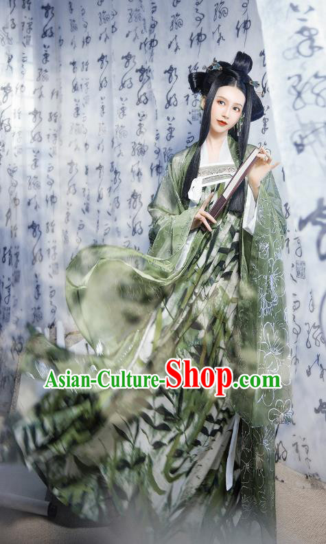 Chinese Traditional Hanfu Tang Dynasty Imperial Consort Costumes Ancient Noble Woman Garment Cloak Blouse and Dress Full Set