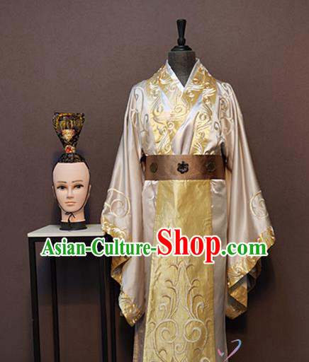 China Drama Ancient Crown Prince Clothing Drama Phoenix Warriors Tang Dynasty Childe Costumes and Headpiece