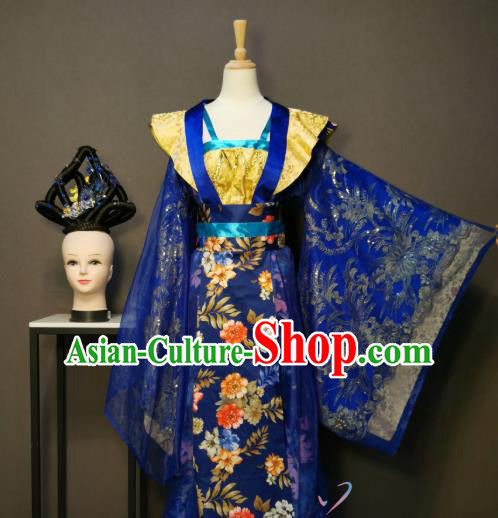 China Ancient Drama Imperial Consort Costumes Hanfu Dress Tang Dynasty Female Clothing