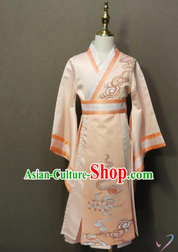 China Traditional Costumes Ancient Children Hanfu Robe Scholar Clothing for Kids
