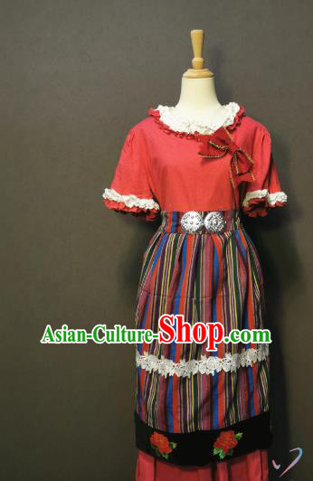 Europe England Stage Performance Dress Netherlands Country Women Costume